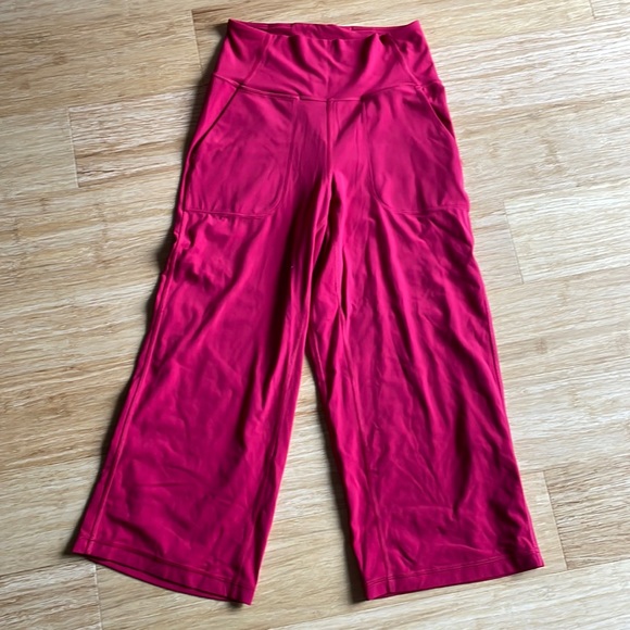lululemon athletica Pants - Lululemon align high rise wide leg cropped 23” online only
